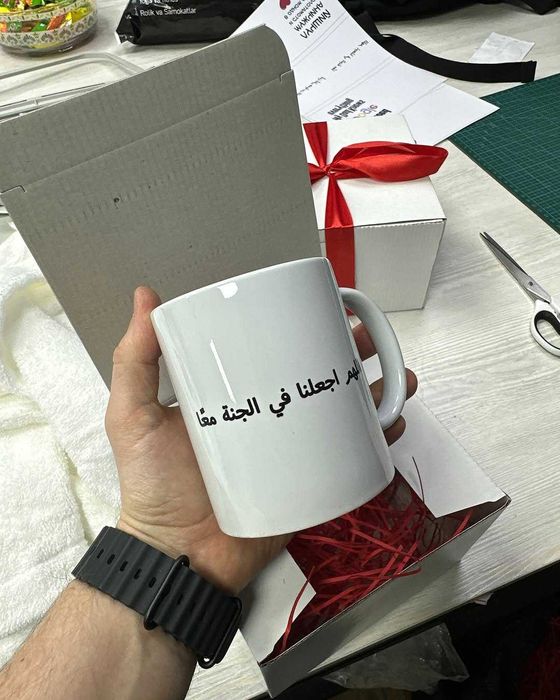 Бокал кружка дизайнингиз билан