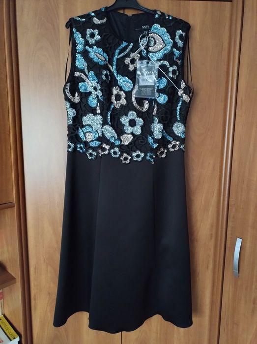 Rochie cu paiete Nissa, noua, cu eticheta