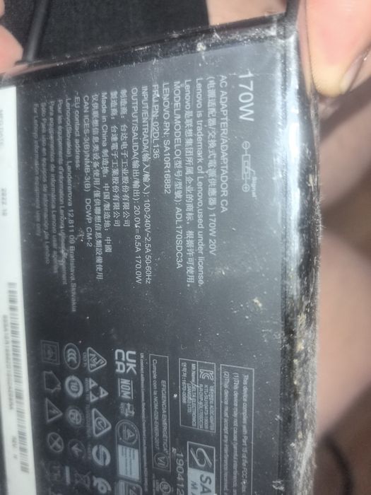 Блок питания на ноутбук Lenovo