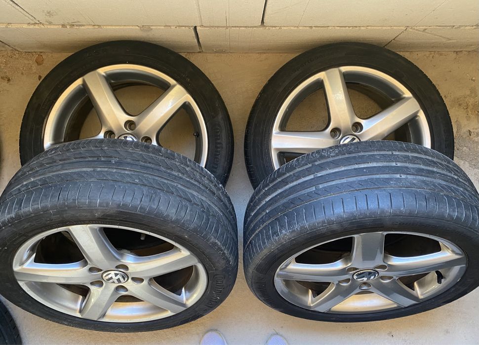 Jante R17 Originale Vw Anvelope Continental 235/45 Vara