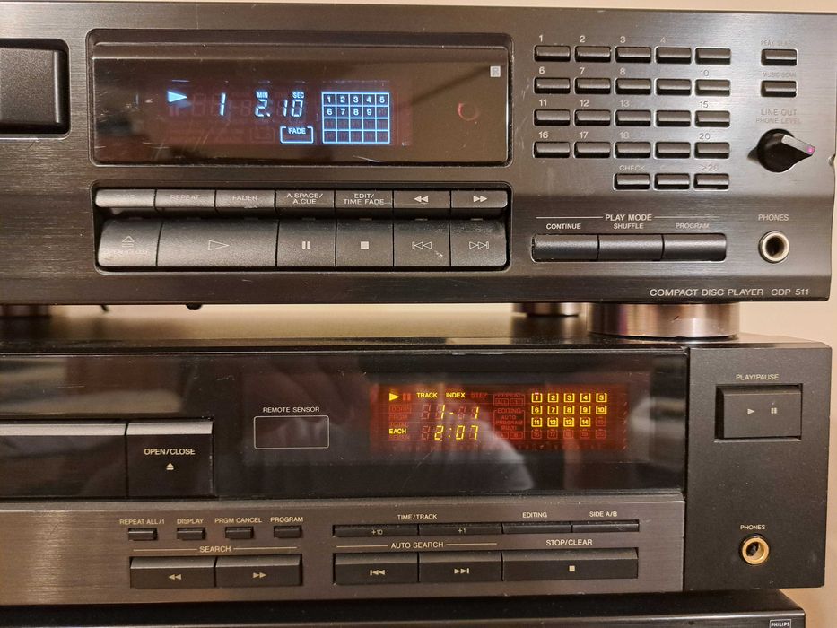 Cd playere diverse Sony JVC Philips Grundig