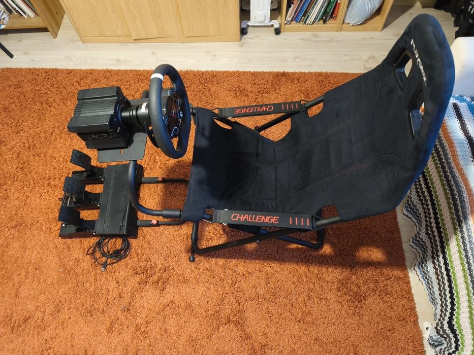 Moza r12 v2 cu pedale fanatec csl elite load cell+playseat+moza ks,esx