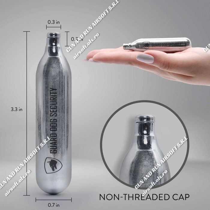 Pistol Airsoft Metalic (MODIFICAT 4.6!) Co2 Semi-Auto + Munitie Gaz