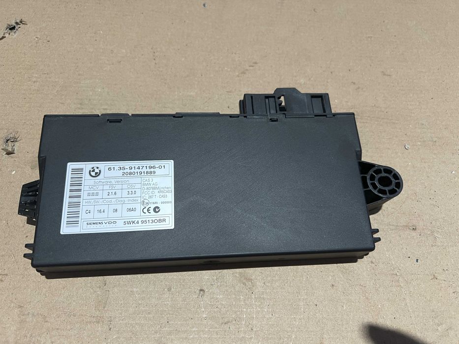 Modul CAS 3 BMW Seria 1 E87 LCI 116i 90kW 122CP 2008 - Cod 6135 9147196 01 2080191889