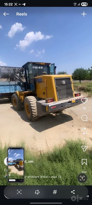 Погрузчик XCMG  1.8 сотилади йили 2025
