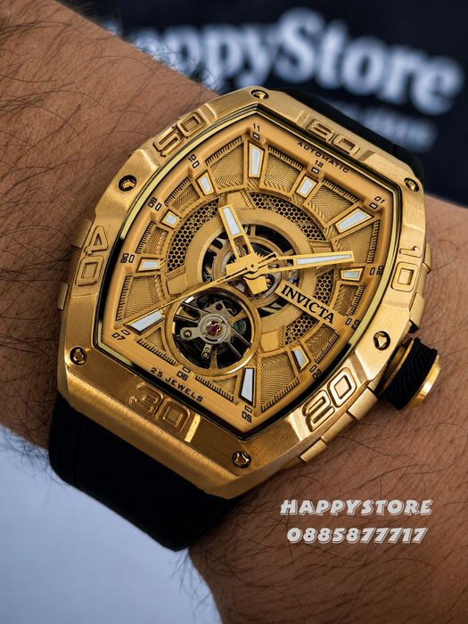 INVICTA Premier automatic Gold 42 mm, Инвикта нов мъжки часовник