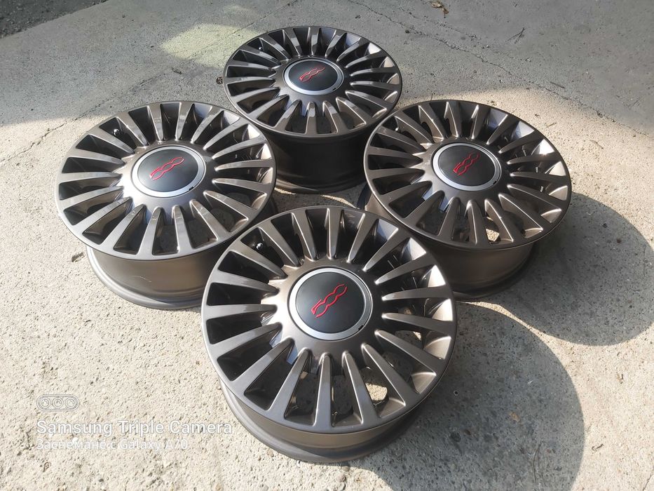 4 броя алуминиеви джанти за Fiat 500 15