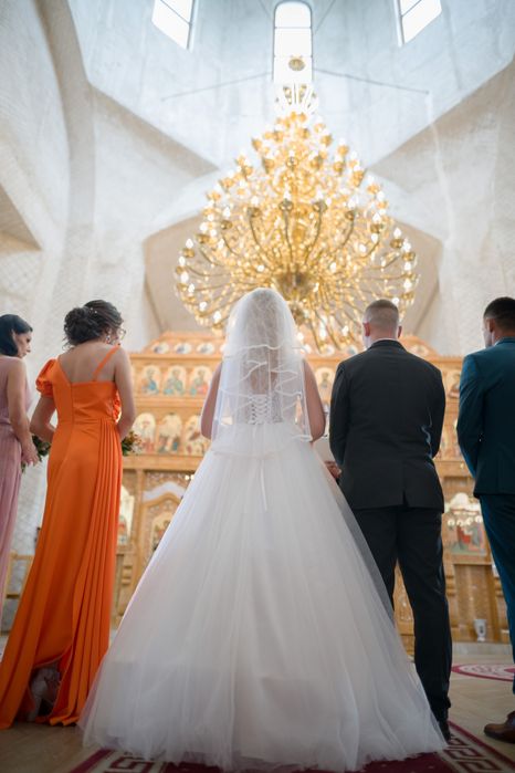 Rochie de mireasa tip printesa mărimea 38-40