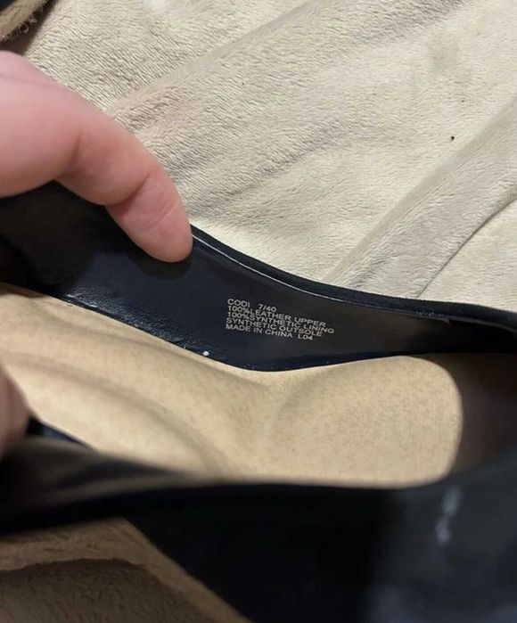 Сандали на платформа DUNE – тъмно сини, №40