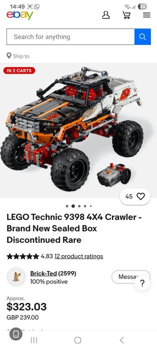 LEGO TECHNIC cu telecomandă