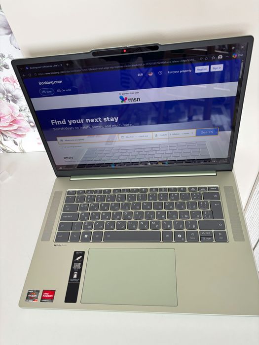 Lenovo Ideapad slim 5 с аксесоари, в гаранция