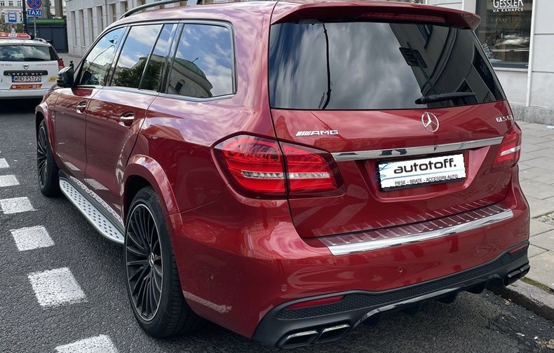 Difuzor bara spate compatibil Mercedes GLS X166 Facelift (15-19) Black Look