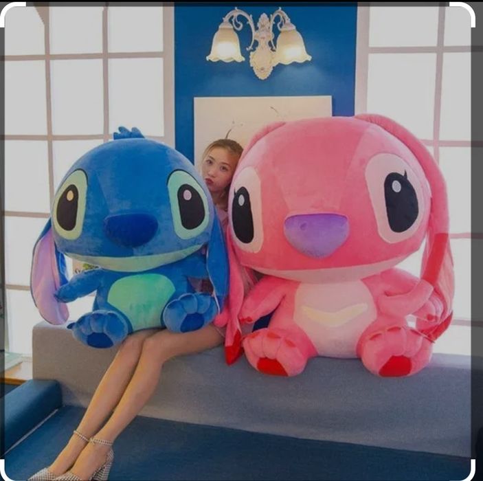 Плюшен Стич + ПОДАРЪК, Плюшена играчка Stitch, Голям Стич