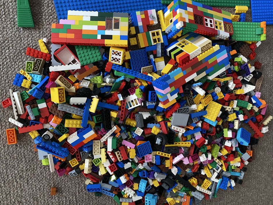 Lego кутия и основи - огромен комплект