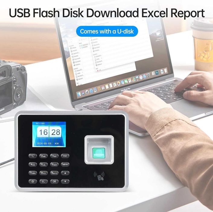 Amprentă digitală/parolă/recunoaștere a cardului de identitate Angajat