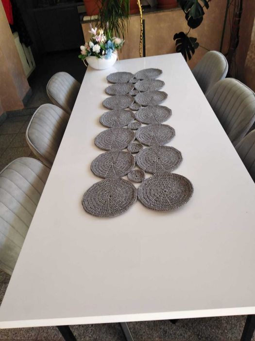 Decor masă croșetat