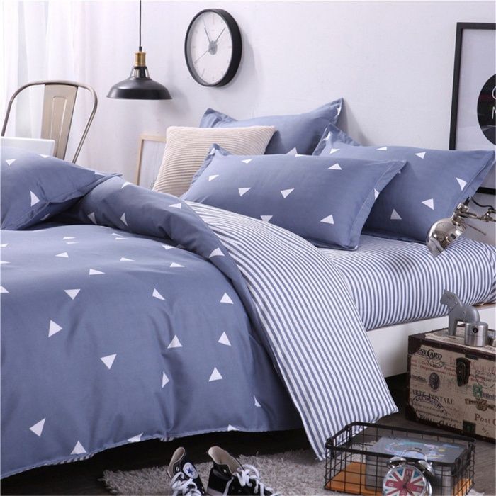 Lenjerie pat. Bumbac 100%. Invelitoare Pilota + 2 fete perna +cearceaf