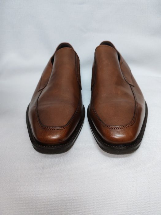 Предлагам стилни мъжки официални обувки от естествена кожа ECCO №46