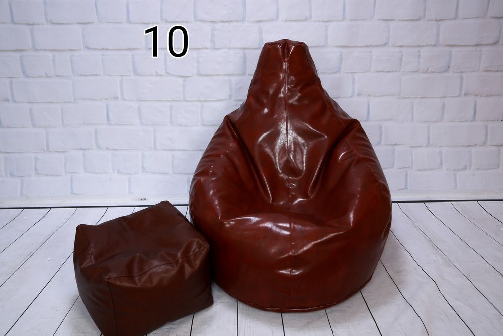 Промоция! Барбарон пуф Голяма Круша(най здравейте еко кожа)