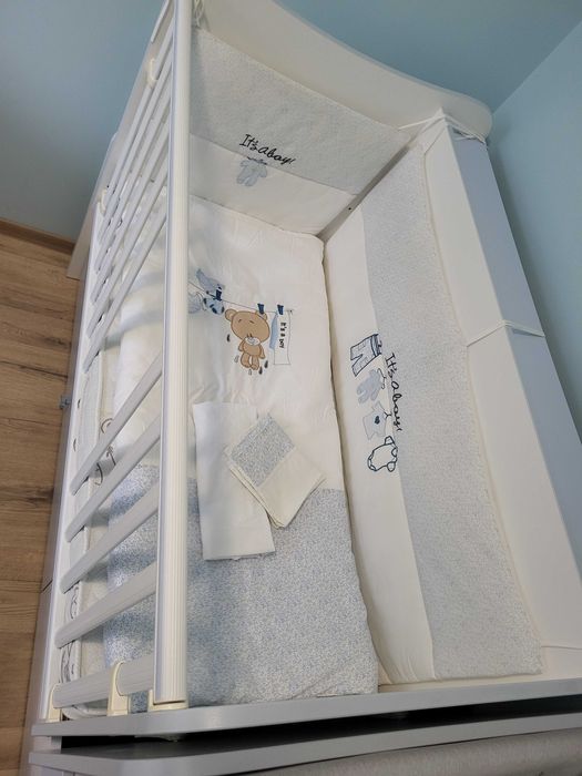 Бебешка кошара бебешко легло бебешка люлка обиколник бебешки матрак