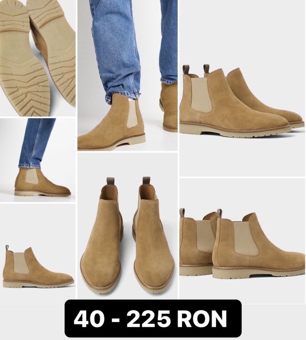 40-41 Ghete Zara man - Piele naturală / piele intoarsă Noi cu Eticheta