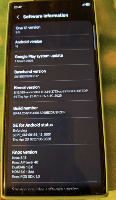 Samsung S23 Ultra 8+8GB RAM/256GB отличен!
