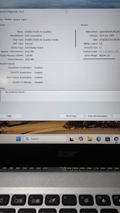 Acer Aspire 5 Intel i.5 1135G7 12 gb ddr4!!!