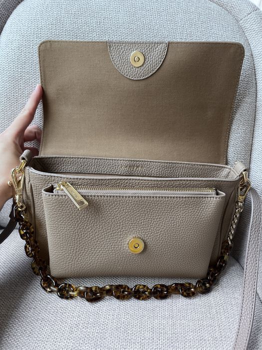 чанта Zarena Galia крос боди бежова