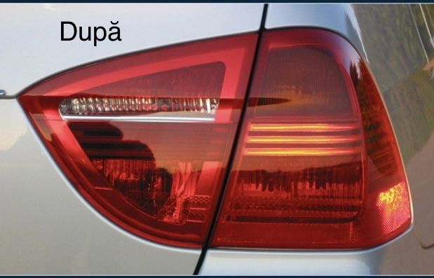Folii rosii pentru stopuri BMW E90 si E91