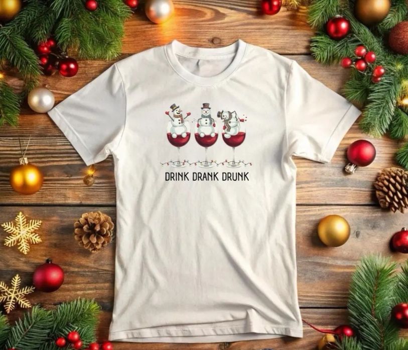 Коледни тениски 100% памук