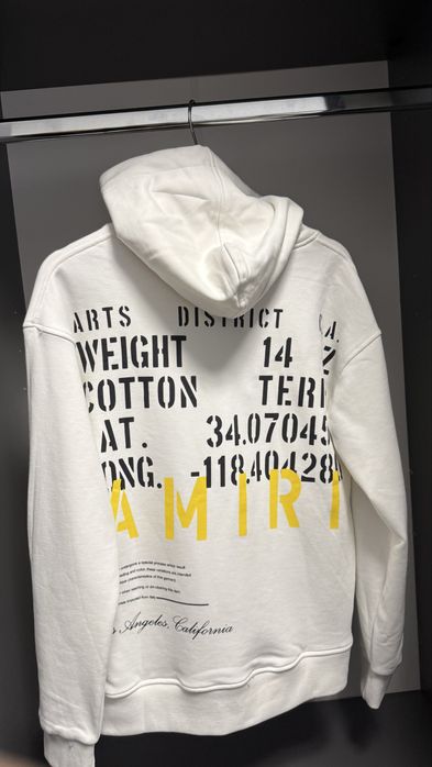AMIRI Hoodie – уникален модел в бяло