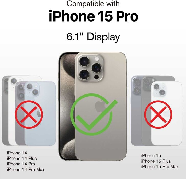 Калъф VENA vCommute Wallet за Apple iPhone 15 Pro (6.1") Magsafe