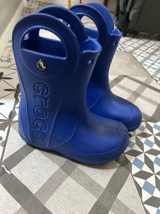 Cizme Crocs C12- culoarea albastră