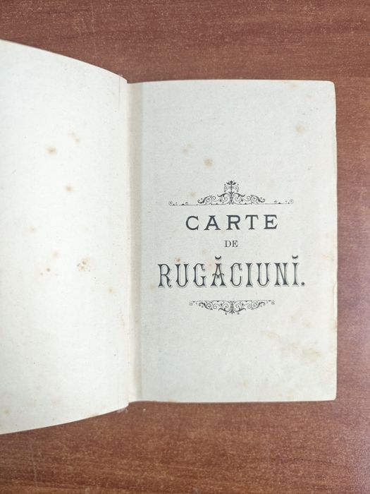 Carte de rugăciuni, Ierodiaconul Damaschin, Sinaia, 1890,RAR