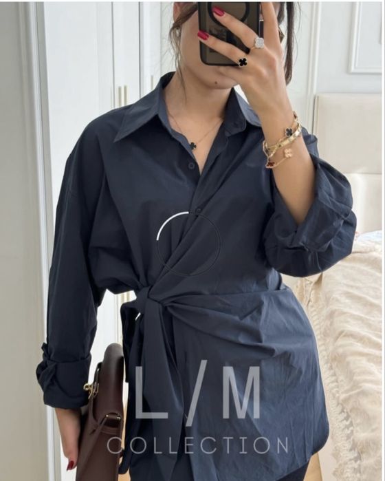 Рубашка, темно-синий