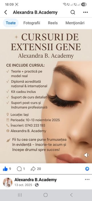 # Cursuri Extensii Gene #iasi #