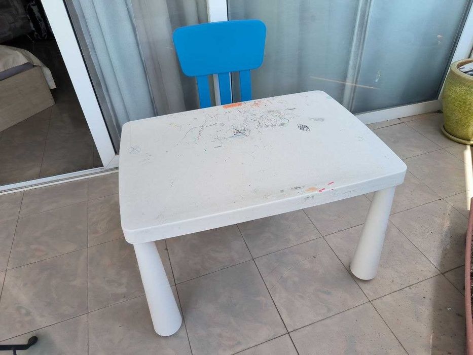 Детска маса и столче IKEA