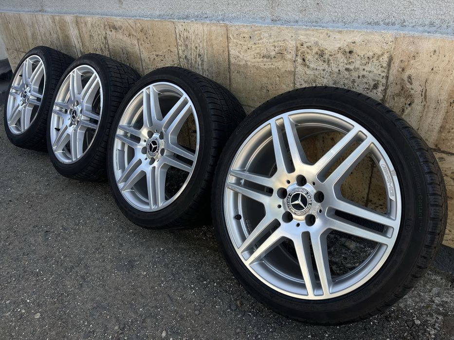Jante Roti 18 Originale 5X112 Mercedes E Class C Class W212 W207 W204 AMG Coupe Anvelope 235 40 R18 / 255 35 R18 M+S