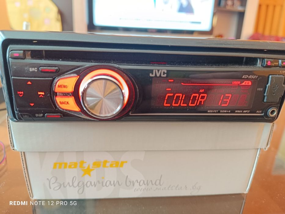 Jvc kd-r501 автомобилен сд плеър cd player