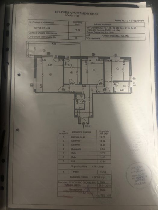 Apartament 3 camere