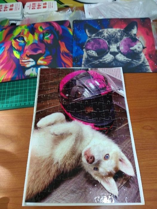 Пазл с Вашим фото или картинкой. Пазл формата А4. Печатаем под заказ.