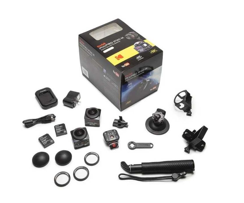 Kodak Pixpro SP360 4K DUAL Pro Pack Цифрова камера 360° 4K видео