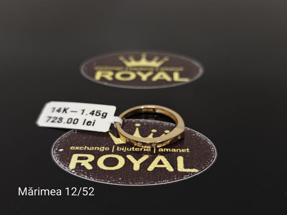 Bijuteria Royal: Inel aur 14k/1.45 gr