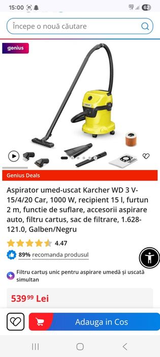 Aspirator in stare bună