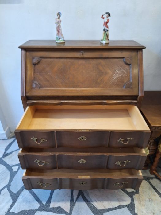 Винтидж писалище дъб масив