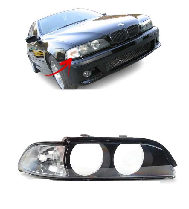Sticla far sticle faruri BMW E39 NFL sedan touring NOU