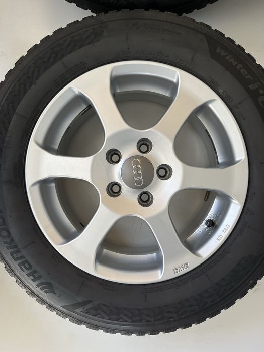 Джанти 16 цола 5х112 за Ауди Кю3 и А6 Олроуд със зимни гуми 215/65/16