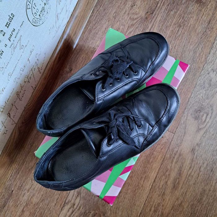 Туфли кожаные, подростковые.