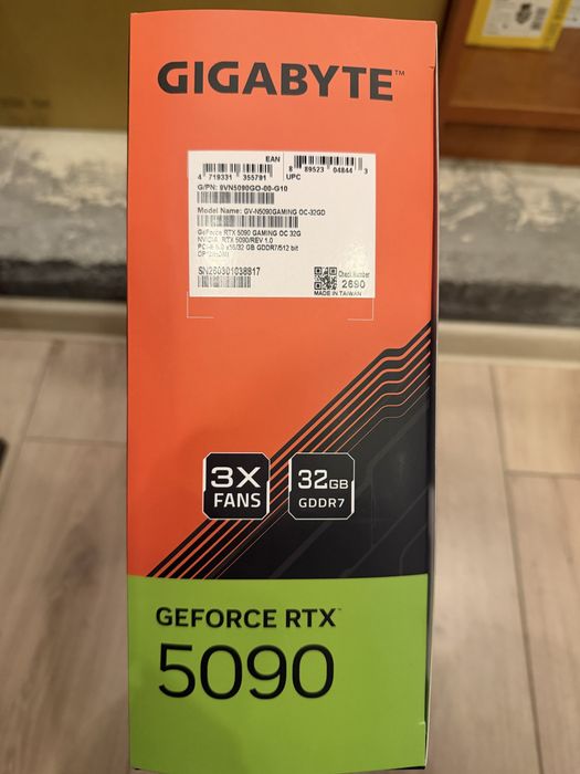 Видеокарта Gigabyte RTX 5090 Gaming OC