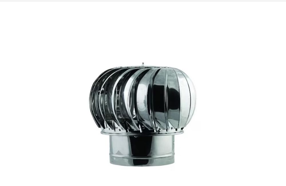 Въртящ се клемен капак за комин от неръждаема стомана 150 мм